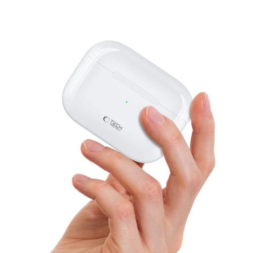 Bezprzewodowe słuchawki dokanałowe Tech-Protect Ultraboost TWS Earphone Pro White