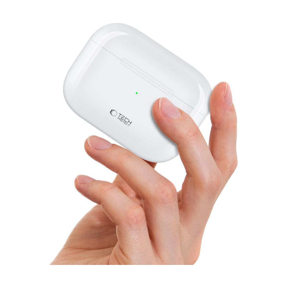 Hurtownia GSM - Vezeték nélküli fülhallgató Tech-Protect Ultraboost TWS Earphone Pro White - THP2742 - {ean13} - Hurt