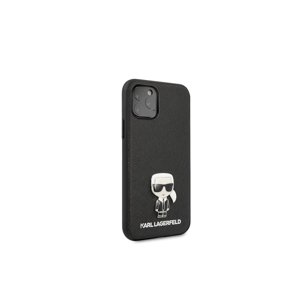 Wholesale Karl Lagerfeld KLHCN58IKFBMBK iPhone 11 Pro hardcase black Saffiano Ikonik - KLD121BLK - {ean13} - Hurt
