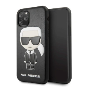 Karl Lagerfeld KLHCN58IKPUBK iPhone 11 Pro hardcase czarny/black Iconic Karl Embossed