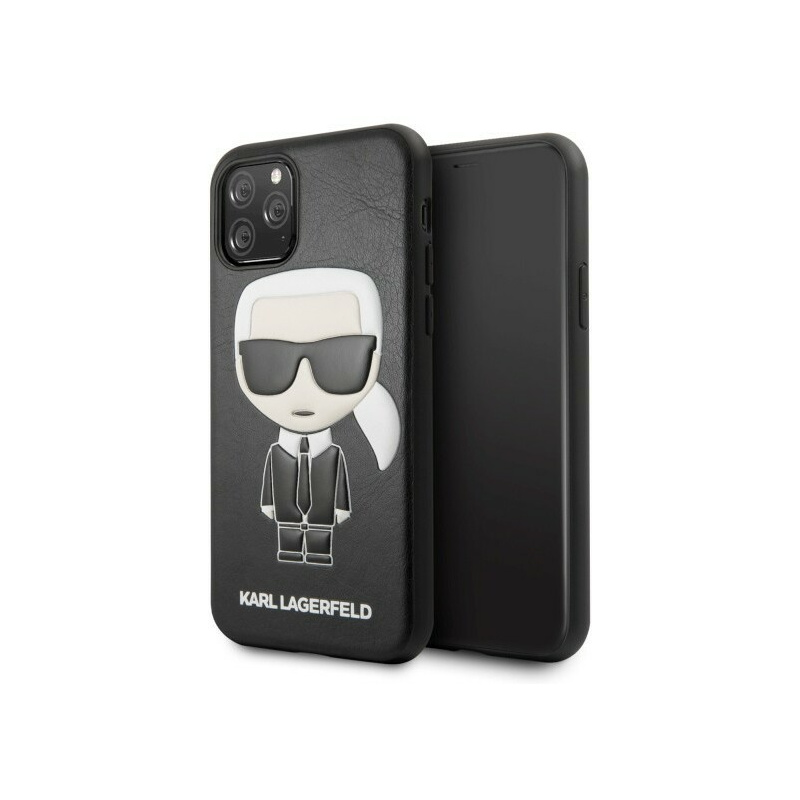 Karl Lagerfeld Distributor - 3700740459546 - KLD122BLK - Karl Lagerfeld KLHCN58IKPUBK iPhone 11 Pro hardcase black Iconic Karl Embossed - B2B homescreen