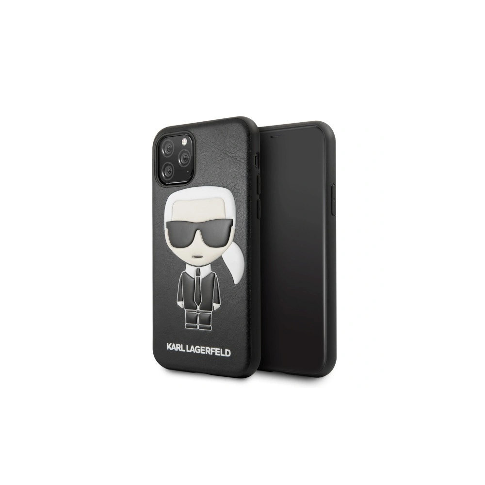 Hurtownia GSM - Karl Lagerfeld KLHCN58IKPUBK iPhone 11 Pro hardcase czarny/black Iconic Karl Embossed - KLD122BLK - {ean13} - Hurt