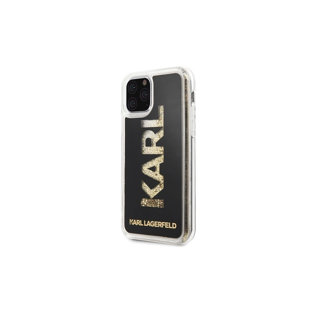 Hurtownia GSM - Karl Lagerfeld KLHCN58KAGBK iPhone 11 Pro czarny/black Karl logo Glitter - KLD123BLK - {ean13} - Hurt
