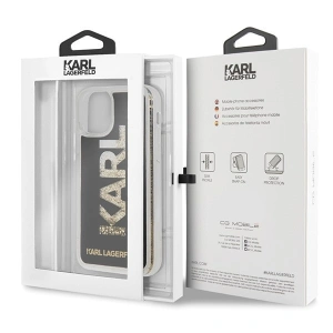 Karl Lagerfeld KLHCN58KAGBK iPhone 11 Pro czarny/black Karl logo Glitter