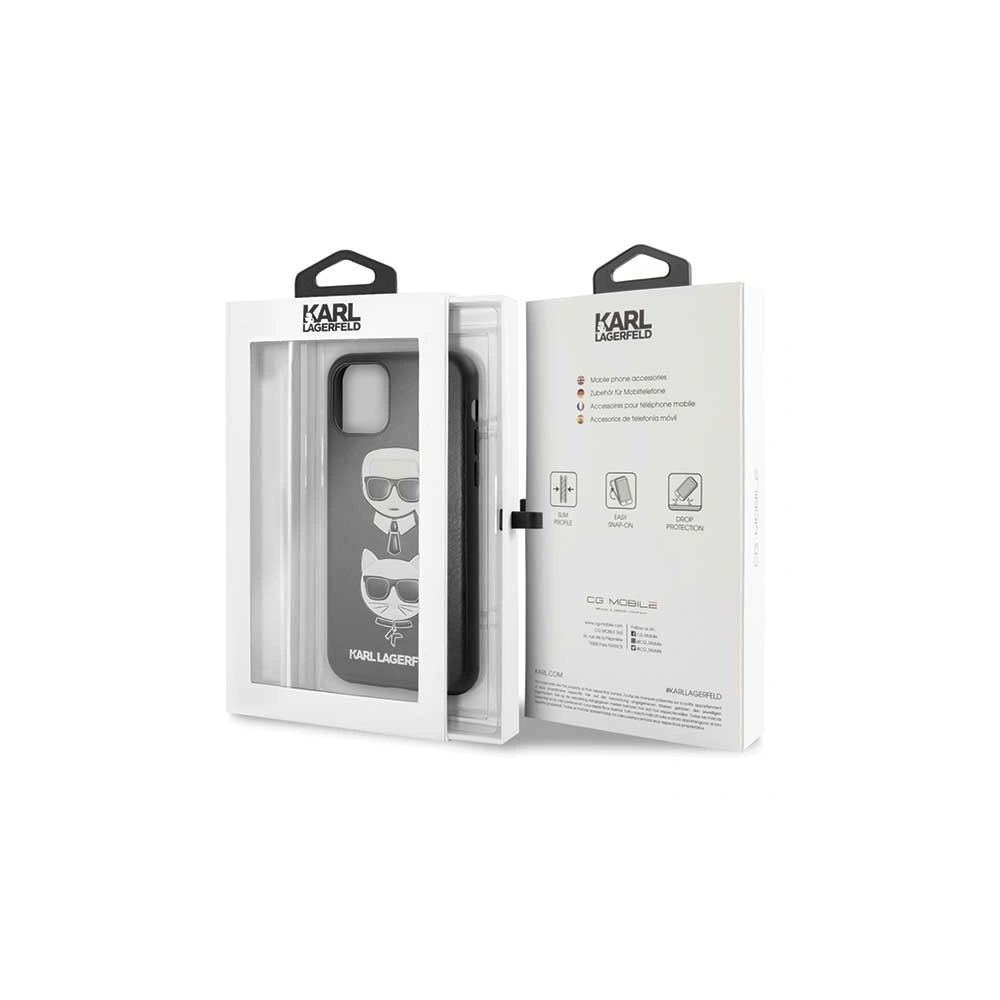 Hurtownia GSM - Karl Lagerfeld KLHCN58KICKC iPhone 11 Pro hardcase czarny/black Karl & Choupette - KLD124BLK - {ean13} - Hurt