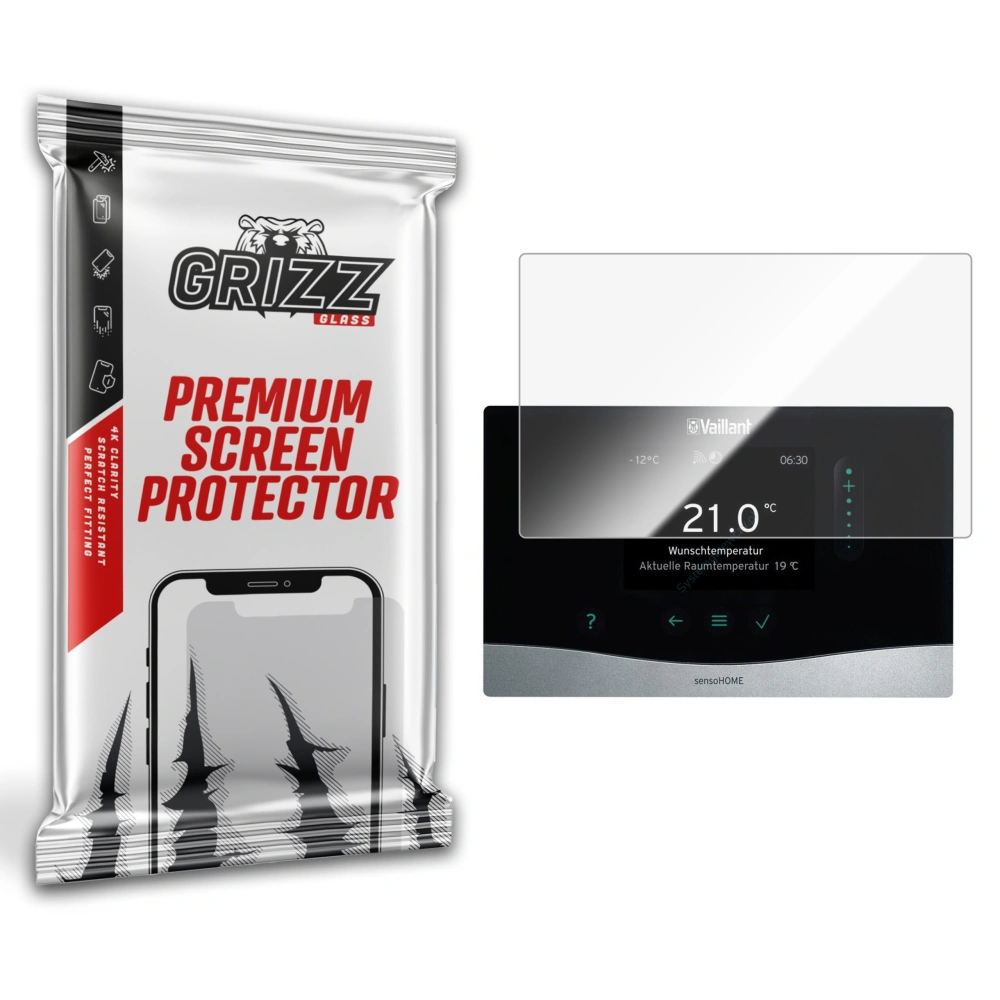 Folia ceramică GrizzGlass CeramicFilm pentru panoul de control Vaillant geoTHERM perform