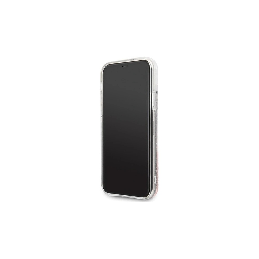 Hurtownia GSM - Karl Lagerfeld KLHCN58PABGNU iPhone 11 Pro różowo-złoty/pink gold hard case PEEK A BOO Liquid Glitter - KLD126RS - {ean13} - Hurt