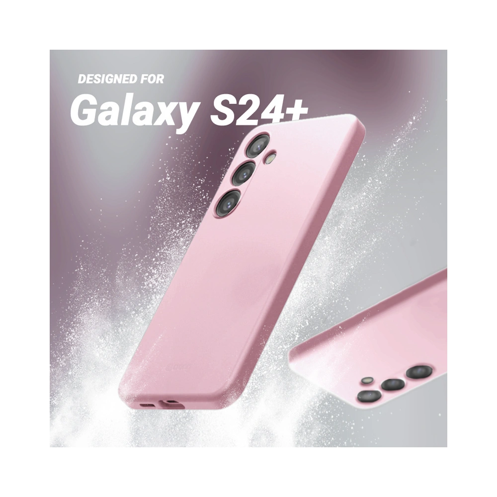 Hurtownia GSM - Etui Crong Color Cover Samsung Galaxy S24+ Plus růžový - CRG715 - {ean13} - Hurt