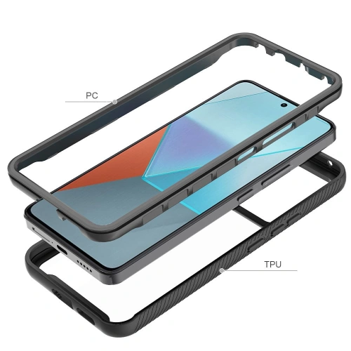 Etui Tech-Protect Defense360 Xiaomi Redmi Note 13 Pro 5G / Poco X6 5G Black