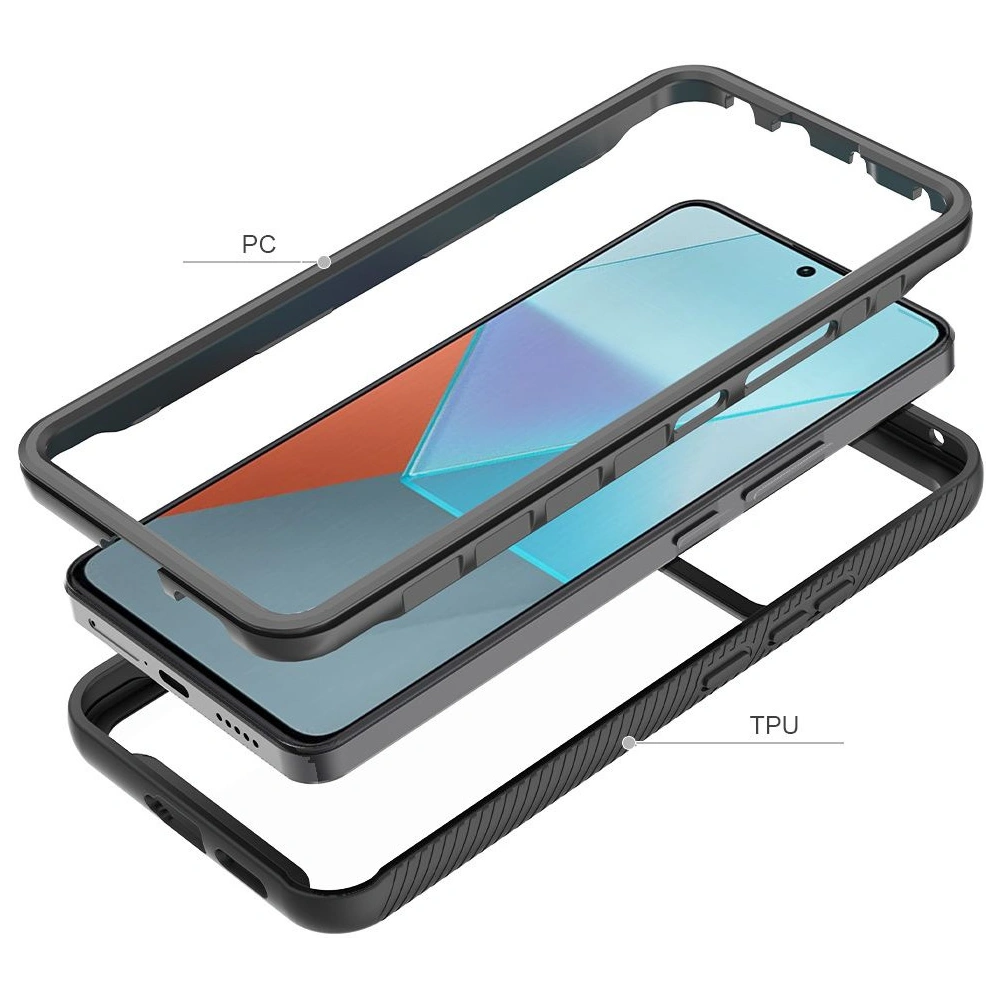 Hurtownia GSM - Etui Tech-Protect Defense360 Xiaomi Redmi Note 13 Pro 5G / Poco X6 5G Černá - THP2746 - {ean13} - Hurt