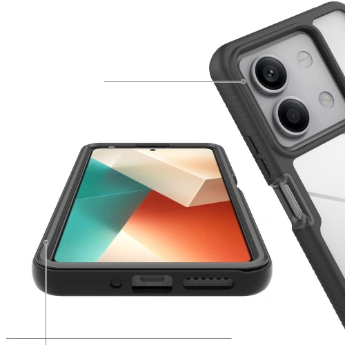 Etui Tech-Protect Defense360 Xiaomi Redmi Note 13 5G Black