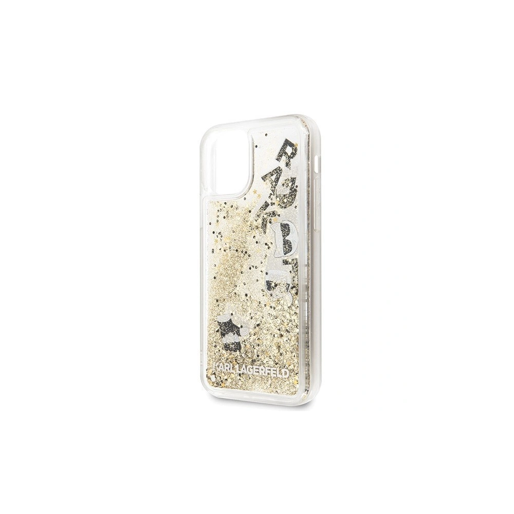 Hurtownia GSM - Karl Lagerfeld KLHCN58ROGO iPhone 11 Pro czarno-złoty/black & gold hard case Glitter - KLD127BLKGLD - {ean13} - Hurt