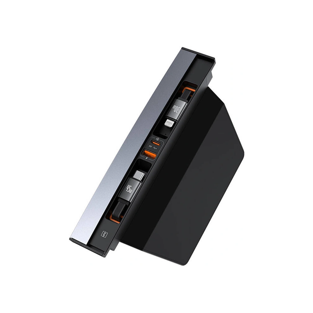 Hurtownia GSM - HUB Baseus T-Space mit USB-C, Lightning 45W Kabel für Tesla (schwarz) - BSU4865 - {ean13} - Hurt