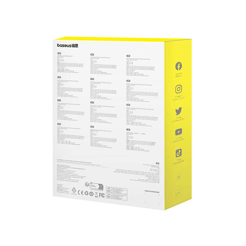 Hurtownia GSM - HUB Baseus T-Space USB-C, Lightning 45W kábellel Teslához (fekete) - BSU4865 - {ean13} - Hurt