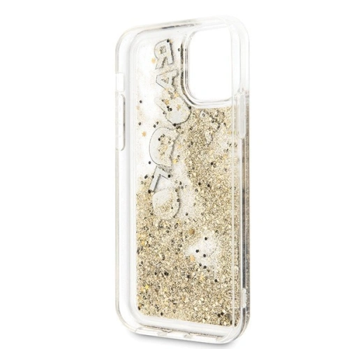 Karl Lagerfeld KLHCN58ROGO iPhone 11 Pro czarno-złoty/black & gold hard case Glitter