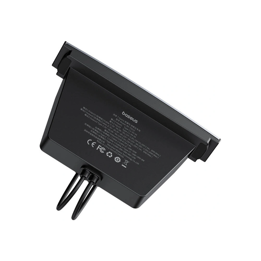 Hurtownia GSM - HUB Baseus T-Space mit USB-C-Kabel, USB-C 45W für Tesla (schwarz) - BSU4866 - {ean13} - Hurt
