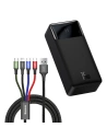 Powerbanka Baseus Bipow 30000mAh 15W + kabel 4w1 USB-A / microUSB, 2xUSB-C, Lightning 1.2m