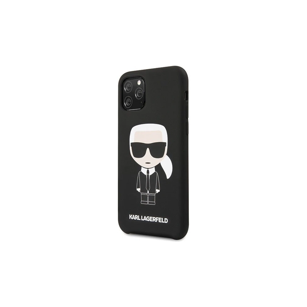 Hurtownia GSM - Karl Lagerfeld KLHCN58SLFKBK iPhone 11 Pro hardcase czarny/black Silicone Iconic - KLD129BLK - {ean13} - Hurt