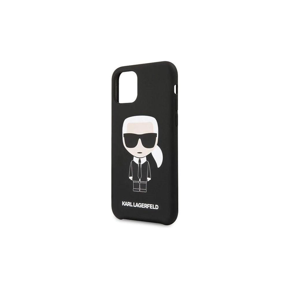 Hurtownia GSM - Karl Lagerfeld KLHCN58SLFKBK iPhone 11 Pro hardcase czarny/black Silicone Iconic - KLD129BLK - {ean13} - Hurt