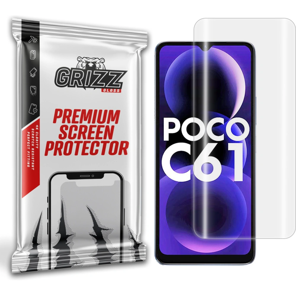 Hurtownia GSM - Hydrogel fólia GrizzGlass Hydrofilm Xiaomi POCO C61-hez - GRZ9125 - {ean13} - Hurt