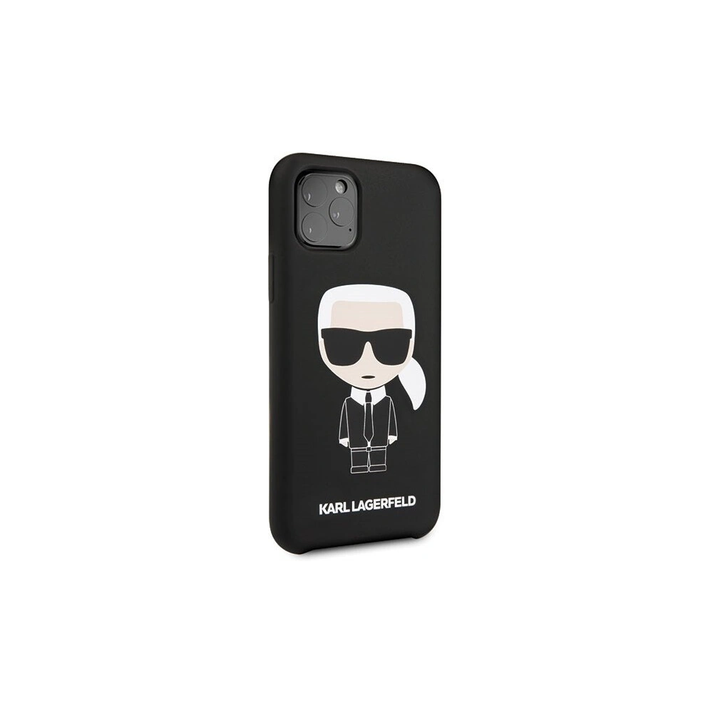 Hurtownia GSM - Karl Lagerfeld KLHCN58SLFKBK iPhone 11 Pro hardcase czarny/black Silicone Iconic - KLD129BLK - {ean13} - Hurt