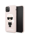 Karl Lagerfeld KLHCN58SLFKPI iPhone 11 Pro hardcase jasnoróżowy/light pink Silicone Iconic