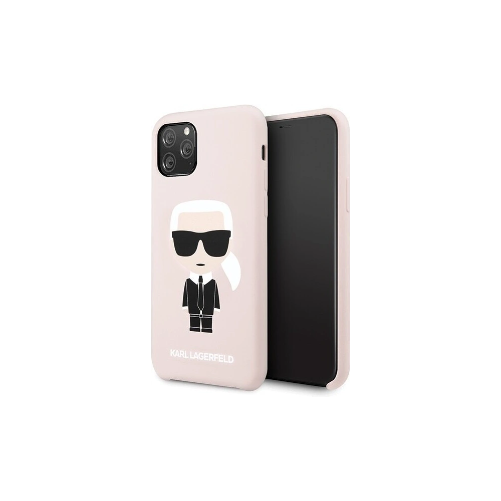 Hurtownia GSM - Karl Lagerfeld KLHCN58SLFKPI iPhone 11 Pro hardcase jasnoróżowy/light pink Silicone Iconic - KLD130PNK - {ean13} - Hurt