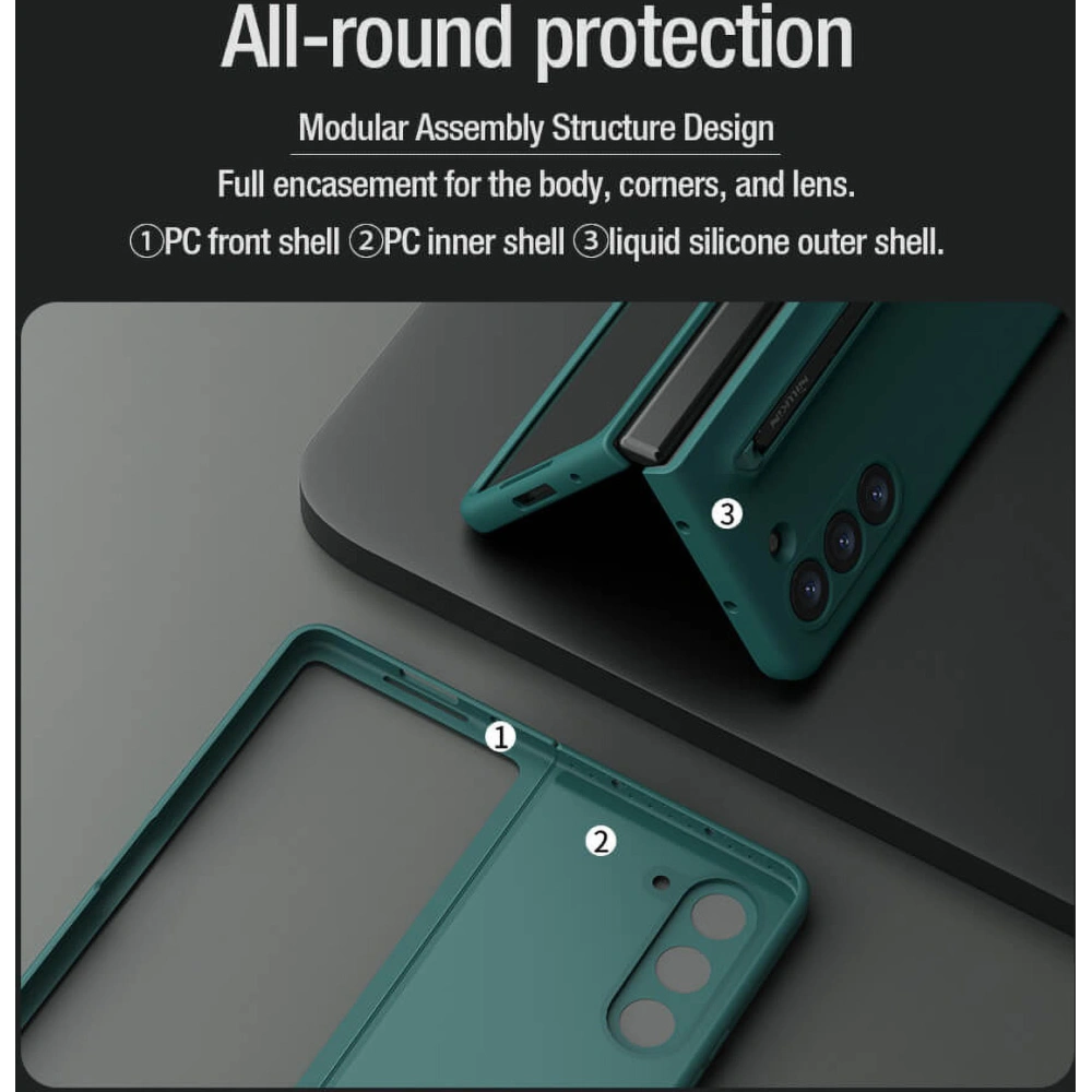 Hurtownia GSM - Etui Nillkin Flex Pure Fold Case Samsung Galaxy Z Fold 5 fekete - NLK1535 - {ean13} - Hurt
