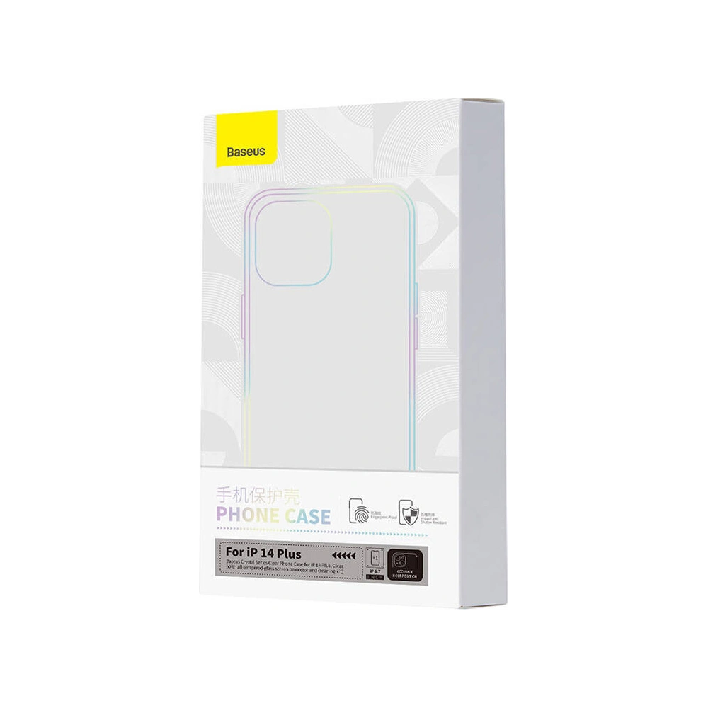 Hurtownia GSM - Etui + sticlă temperată Baseus Crystal Series Apple iPhone 14 Plus - BSU4868 - {ean13} - Hurt