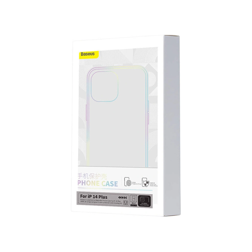 Hurtownia GSM - Case + gehärtetes Glas Baseus Crystal Series MagSafe Apple iPhone 14 Plus - BSU4869 - {ean13} - Hurt