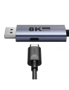 Hurtownia GSM - Adapter Baseus BS-OH176 USB-C / DisplayPort 8K 60Hz 1.5m czarny - BSU4872 - {ean13} - Hurt
