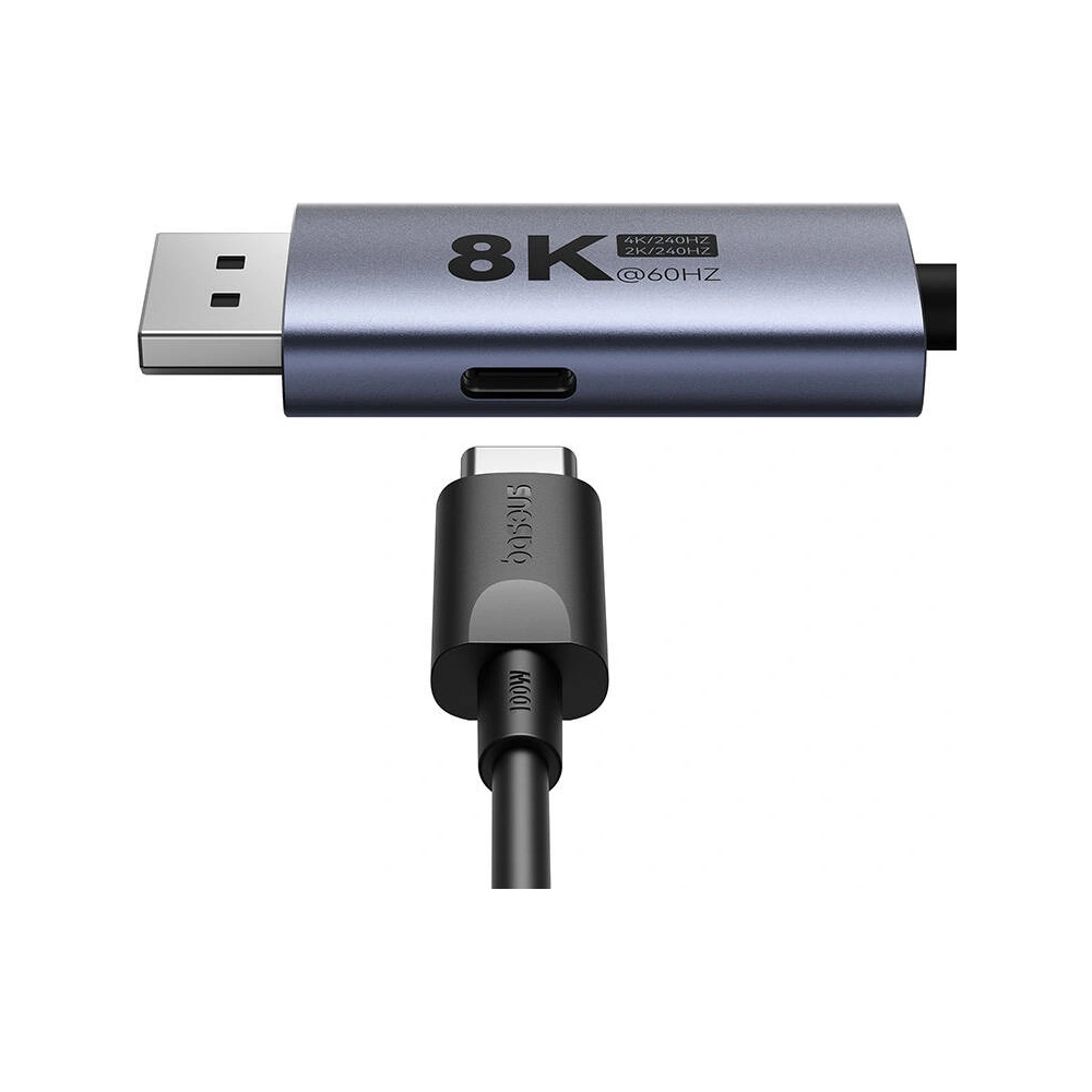 Hurtownia GSM - Adaptér Baseus BS-OH176 USB-C / DisplayPort 8K 60Hz 1.5m černý - BSU4872 - {ean13} - Hurt