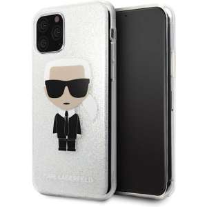 Hurtownia GSM - Karl Lagerfeld KLHCN58TPUTRIKSL iPhone 11 Pro srebrny/silver Glitter Ikonik Karl - KLD132SLV - {ean13} - Hurt