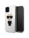 Karl Lagerfeld KLHCN58TPUTRIKSL iPhone 11 Pro srebrny/silver Glitter Ikonik Karl