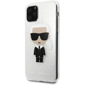 Hurtownia GSM - Karl Lagerfeld KLHCN58TPUTRIKSL iPhone 11 Pro srebrny/silver Glitter Ikonik Karl - KLD132SLV - {ean13} - Hurt