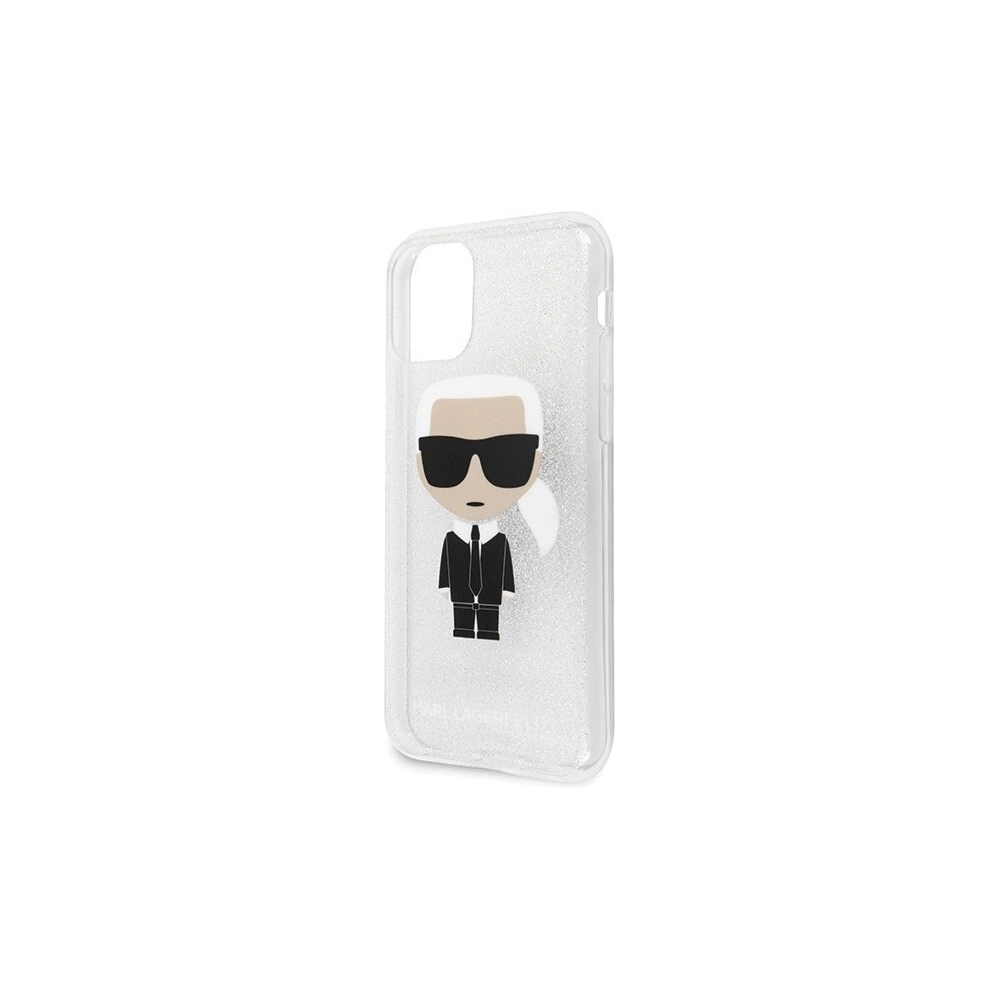 Hurtownia GSM - Karl Lagerfeld KLHCN58TPUTRIKSL iPhone 11 Pro srebrny/silver Glitter Ikonik Karl - KLD132SLV - {ean13} - Hurt