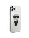 Hurtownia GSM - Karl Lagerfeld KLHCN58TPUTRIKSL iPhone 11 Pro srebrny/silver Glitter Ikonik Karl - KLD132SLV - {ean13} - Hurt