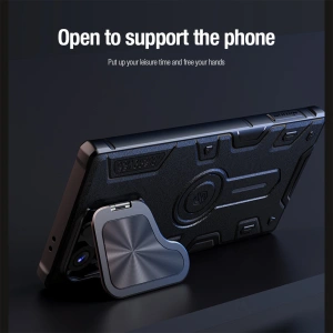 Hurtownia GSM - Etui Nillkin CamShield Armor Prop Case Samsung Galaxy S24 Ultra negre - NLK1537 - {ean13} - Hurt