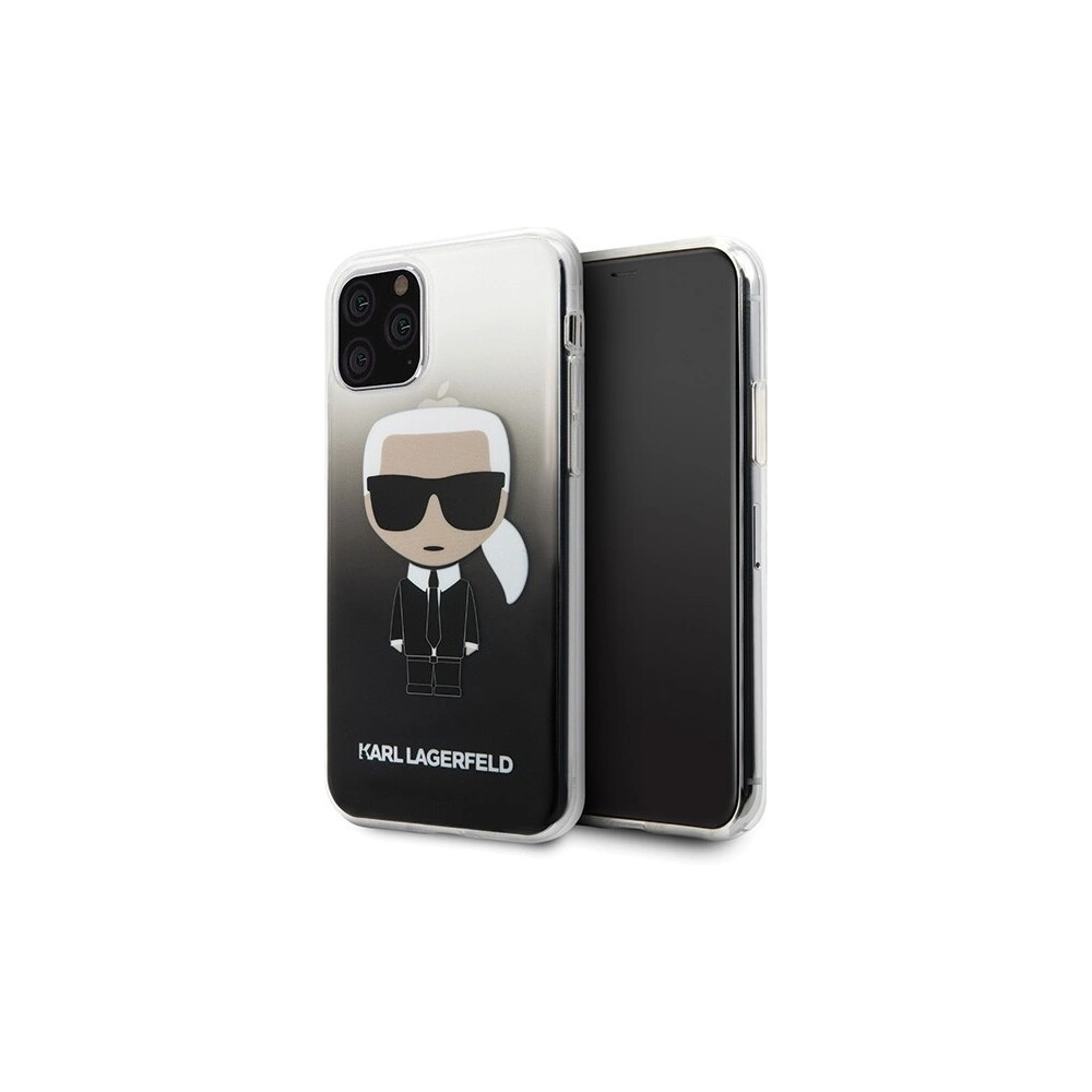 Hurtownia GSM - Karl Lagerfeld KLHCN58TRDFKBK iPhone 11 Pro czarny/black Gradient Ikonik Karl - KLD133BLK - {ean13} - Hurt
