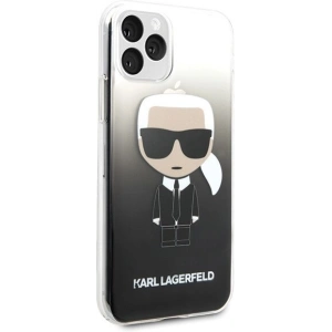 Hurtownia GSM - Karl Lagerfeld KLHCN58TRDFKBK iPhone 11 Pro czarny/black Gradient Ikonik Karl - KLD133BLK - {ean13} - Hurt