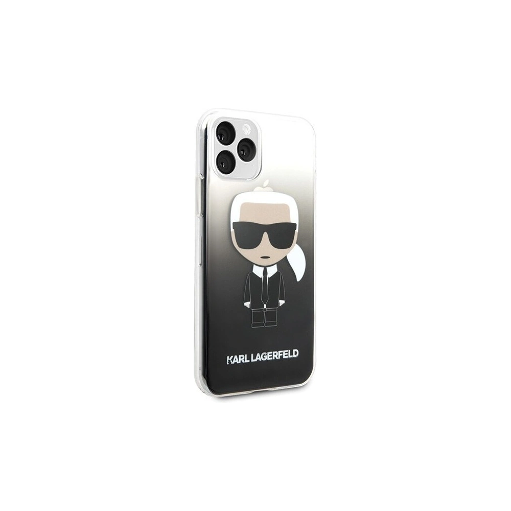 Hurtownia GSM - Karl Lagerfeld KLHCN58TRDFKBK iPhone 11 Pro czarny/black Gradient Ikonik Karl - KLD133BLK - {ean13} - Hurt
