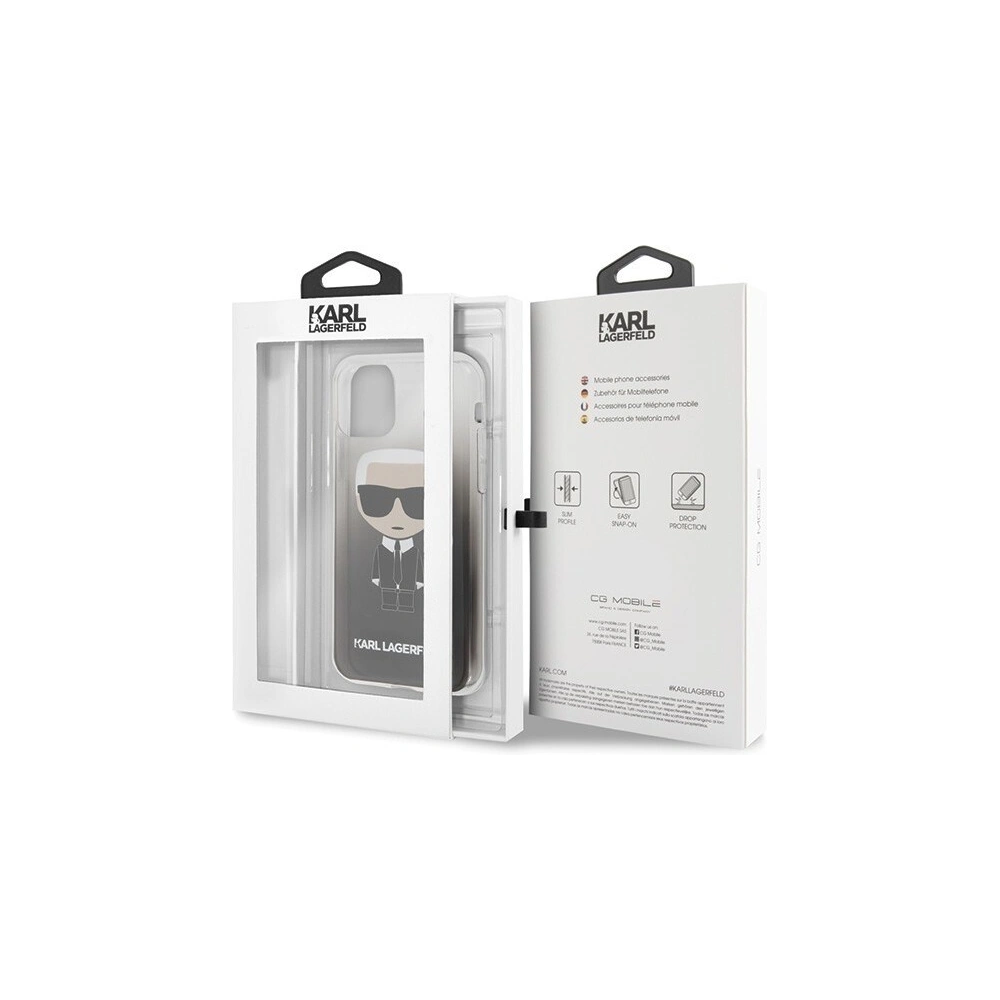 Hurtownia GSM - Karl Lagerfeld KLHCN58TRDFKBK iPhone 11 Pro czarny/black Gradient Ikonik Karl - KLD133BLK - {ean13} - Hurt