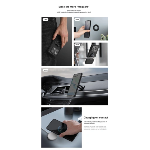 Etui Nillkin CamShield Prop Magnetic Case Xiaomi 14 czarne