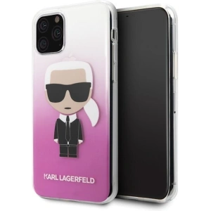 Karl Lagerfeld KLHCN58TRDFKPI iPhone 11 Pro różowy/pink Gradient Ikonik Karl