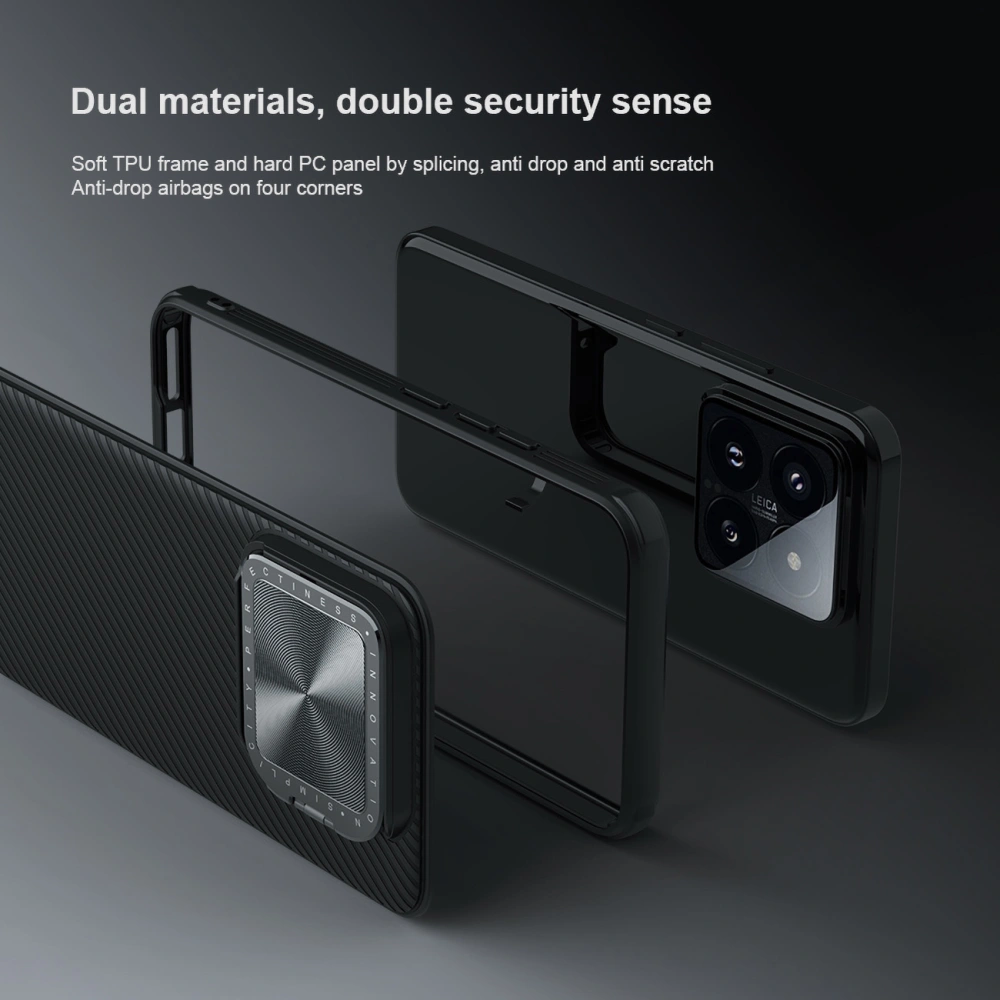 Hurtownia GSM - Case Nillkin CamShield Prop Magnetic Case Xiaomi 14 Pro schwarz - NLK1543 - {ean13} - Hurt