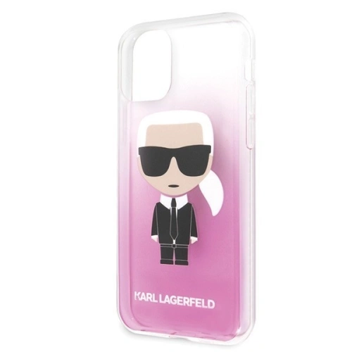 Karl Lagerfeld KLHCN58TRDFKPI iPhone 11 Pro różowy/pink Gradient Ikonik Karl