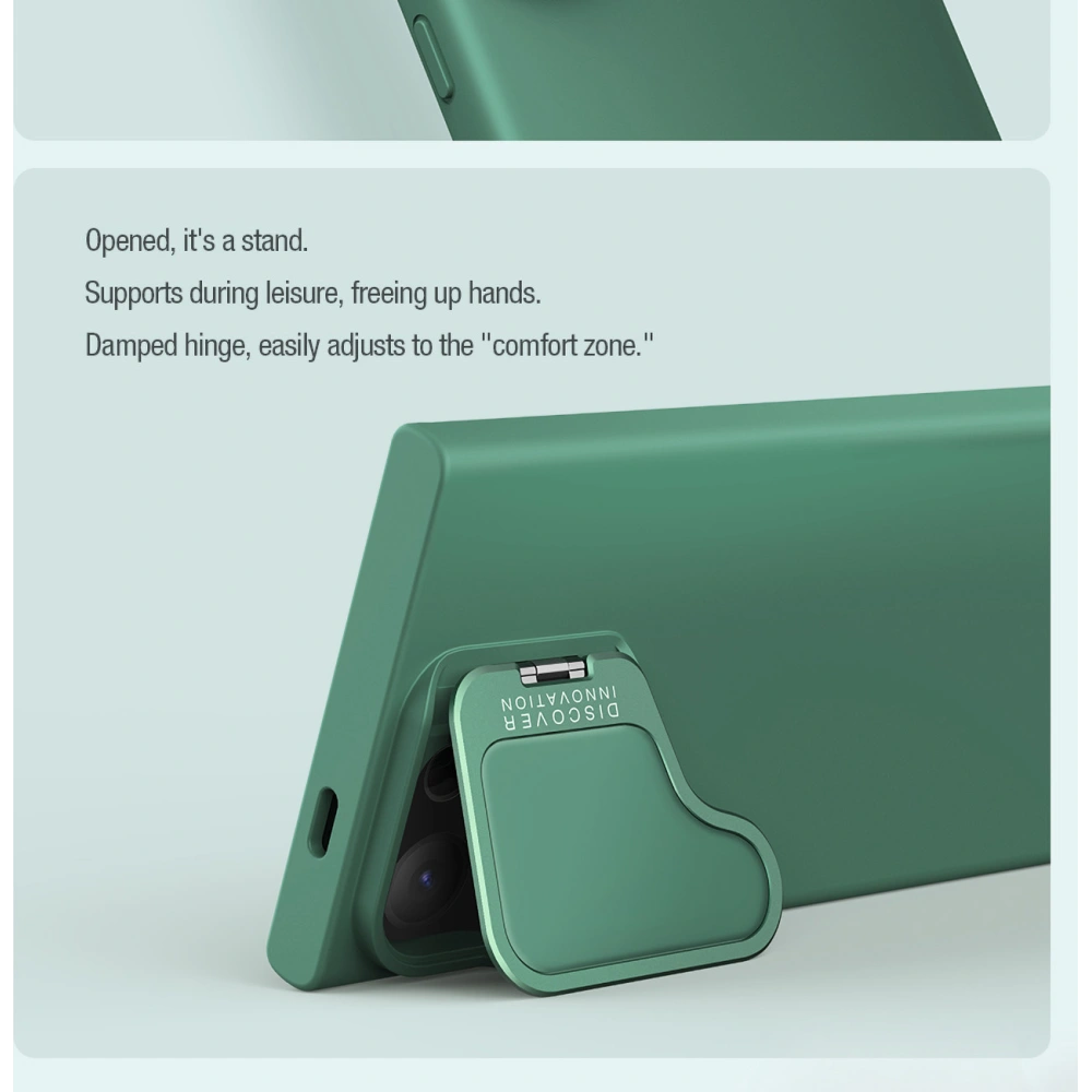Hurtownia GSM - Etui Nillkin CamShield Silky Prop szilikon tok Samsung Galaxy S24 Ultra fekete - NLK1544 - {ean13} - Hurt