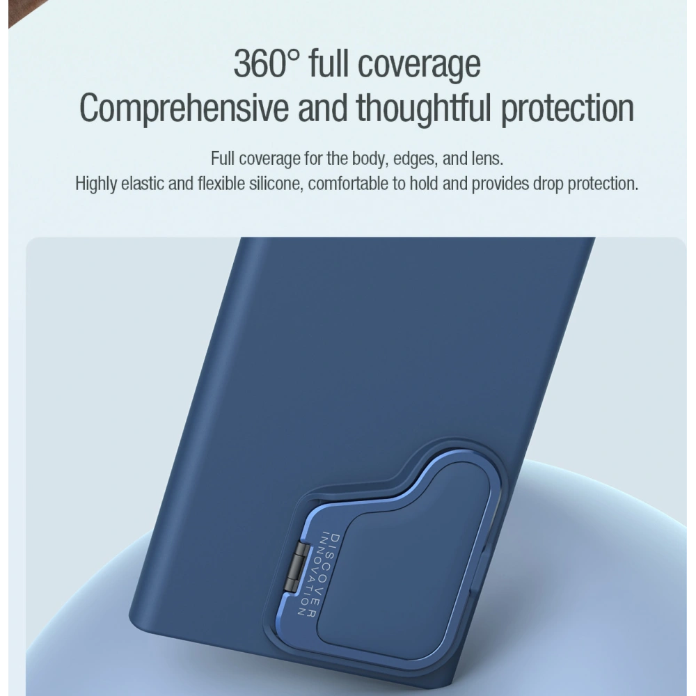 Hurtownia GSM - Etui Nillkin CamShield Silky Prop szilikon tok Samsung Galaxy S24 Ultra fekete - NLK1544 - {ean13} - Hurt