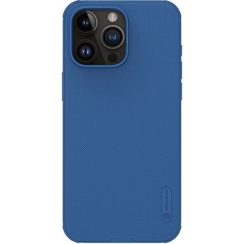 Nillkin Distributor - 6902048265790 - NLK1545 - Nillkin Super Frosted Shield Pro Magnetic Case Apple iPhone 15 Pro Max blue - B2B homescreen