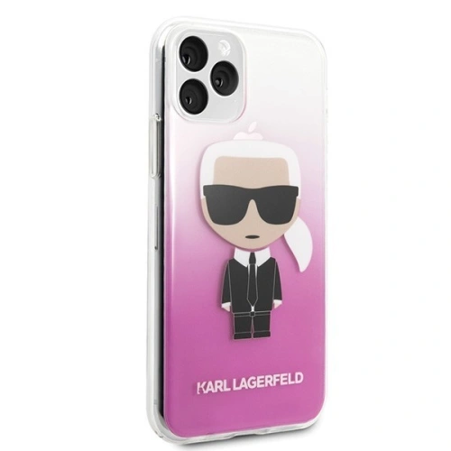 Karl Lagerfeld KLHCN58TRDFKPI iPhone 11 Pro różowy/pink Gradient Ikonik Karl